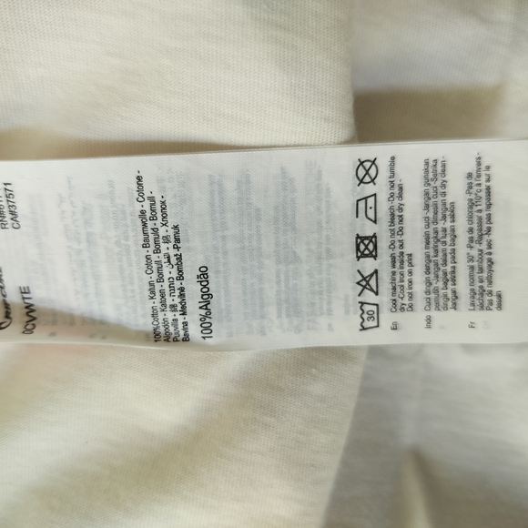 NWT Women's X-Small Rip Curl Cream Crop Tee with Eagle Design - Picture 6 of 7